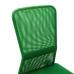 Silla de oficina de tela de malla verde 44x52x100 cm