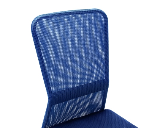 Silla de oficina de tela de malla azul 44x52x100 cm