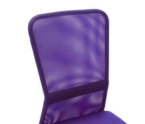 Silla de oficina de tela de malla morada 44x52x100 cm