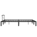 Estructura de cama sin colchón metal negro 120x200 cm