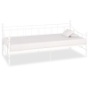 Estructura de cama sin colchón metal blanco 90x200 cm