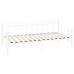 Estructura de cama sin colchón metal blanco 90x200 cm