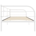 Estructura de cama sin colchón metal blanco 90x200 cm