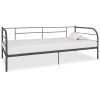 Estructura de cama sin colchón metal blanco 90x200 cm