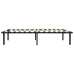 Estructura de cama sin colchón metal negro 100x200 cm