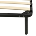 Estructura de cama sin colchón metal negro 100x200 cm