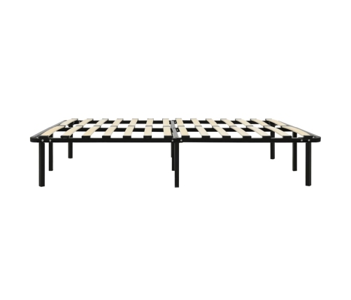 Estructura de cama sin colchón metal negro 120x200 cm