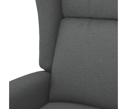 Sillón elevable tela gris oscuro