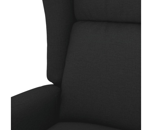 Sillón de masaje elevable tela negro