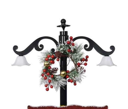 Árbol de Navidad con nieve con base de paraguas PVC azul 170 cm