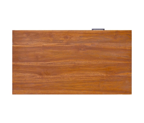 vidaXL Mueble para TV de madera de teca maciza 90x50x37 cm