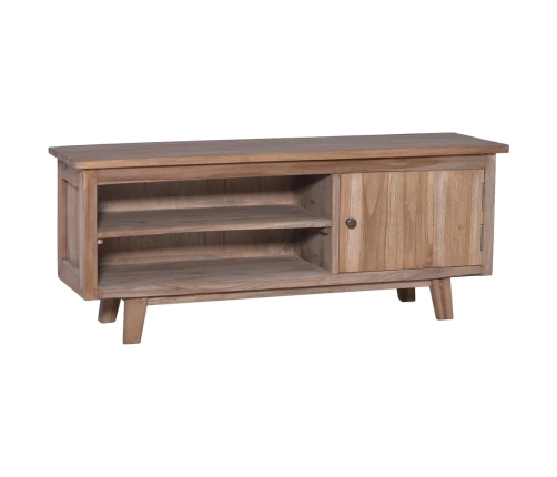 Mueble para TV madera maciza de teca 100x30x40 cm