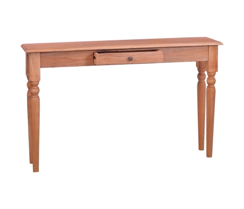 Mesa consola de madera maciza de caoba 120 cm