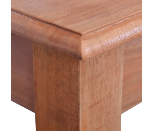 Mesa consola de madera maciza de caoba 120 cm