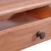 Mesa consola de madera maciza de caoba 120 cm