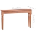 Mesa consola de madera maciza de caoba 120 cm