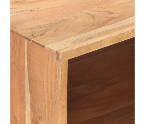 Mesa de centro de madera maciza de acacia 100x50x45 cm