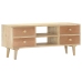 Mueble para TV madera maciza de mango 110x30x45 cm