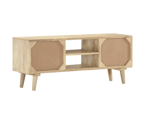 Mueble para TV madera maciza de mango 110x30x45 cm