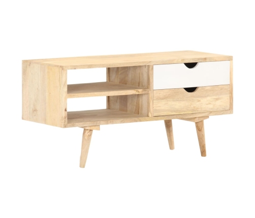 Mueble para TV madera maciza de mango 90x35x45 cm