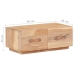 Mesa de centro de madera maciza reciclada 90x50x35 cm