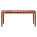 Mesa de comedor madera maciza 180x90x76 cm