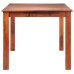 Mesa de comedor madera maciza 180x90x76 cm