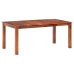 Mesa de comedor madera maciza 180x90x76 cm