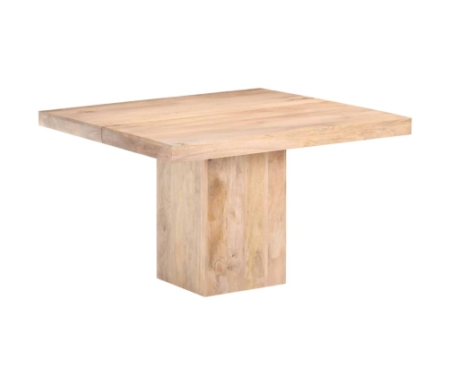 Mesa de comedor de madera maciza de mango 120x120x77 cm