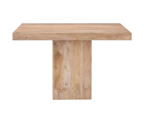 Mesa de comedor de madera maciza de mango 120x120x77 cm