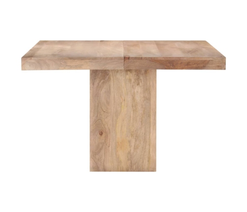 Mesa de comedor de madera maciza de mango 120x120x77 cm