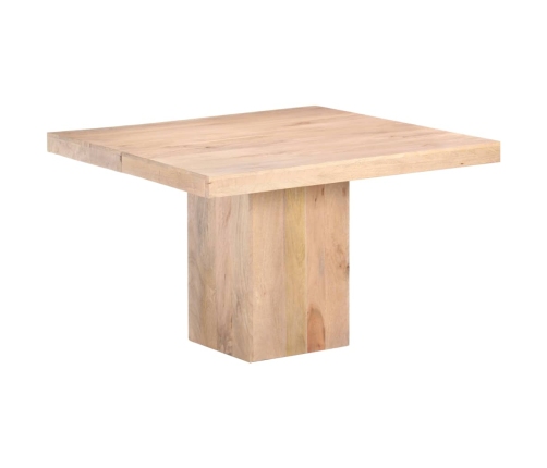 Mesa de comedor de madera maciza de mango 120x120x77 cm