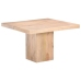 Mesa de comedor de madera maciza de mango 120x120x77 cm