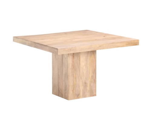 Mesa de comedor de madera maciza de mango 120x120x77 cm