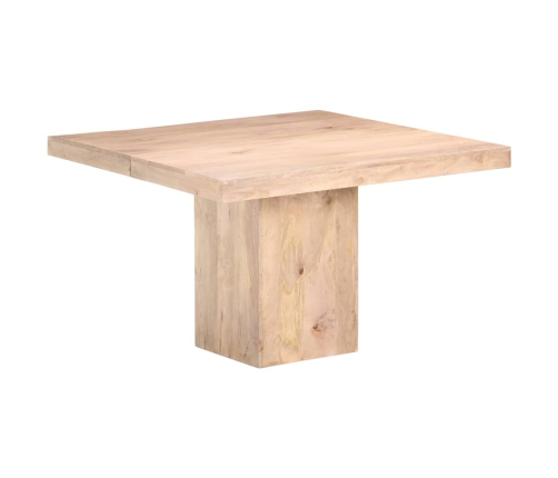 Mesa de comedor de madera maciza de mango 120x120x77 cm