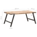 Mesa de comedor de madera maciza de mango 180x90x76 cm