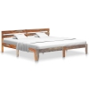 Estructura de cama sin colchón madera maciza 200x200 cm