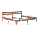 Estructura de cama sin colchón madera maciza 200x200 cm