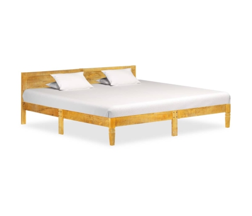 Estructura de cama de madera maciza de mango 200 cm