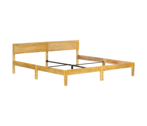 Estructura de cama de madera maciza de mango 200 cm