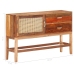 Aparador de madera maciza reciclada 118x30x76 cm