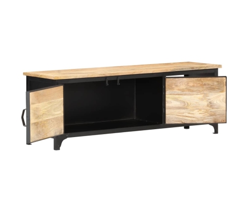 Mueble para TV 120x30x40 cm madera maciza de mango