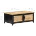 Mesa de centro de madera maciza de mango 90x50x35 cm