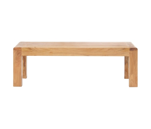 Mesa de centro madera maciza acacia acabado miel 110x60x35 cm