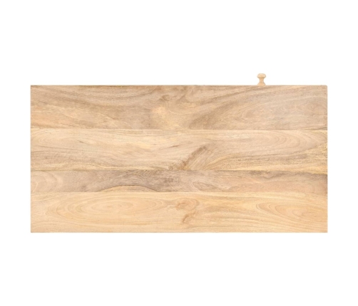 Tocador de madera maciza de mango 100x50x76 cm