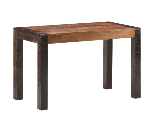 Mesa de comedor madera maciza de mango rugosa 120x60x76 cm