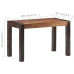 Mesa de comedor madera maciza de mango rugosa 120x60x76 cm