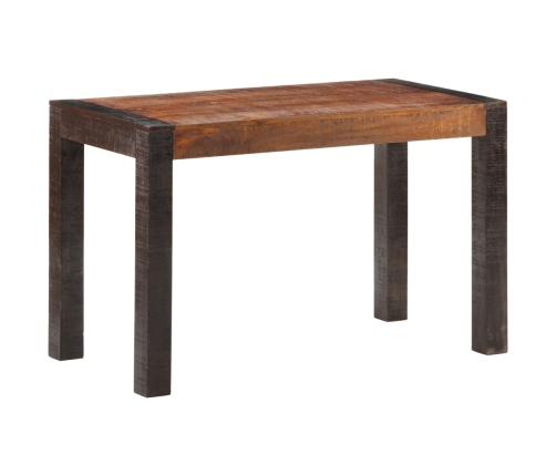 Mesa de comedor madera maciza de mango rugosa 120x60x76 cm