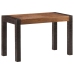 Mesa de comedor madera maciza de mango rugosa 120x60x76 cm