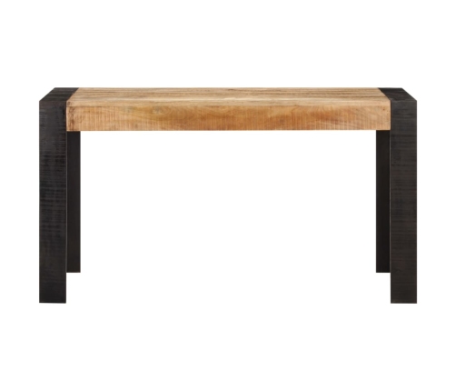 Mesa de comedor madera maciza de mango en bruto 140x70x76 cm